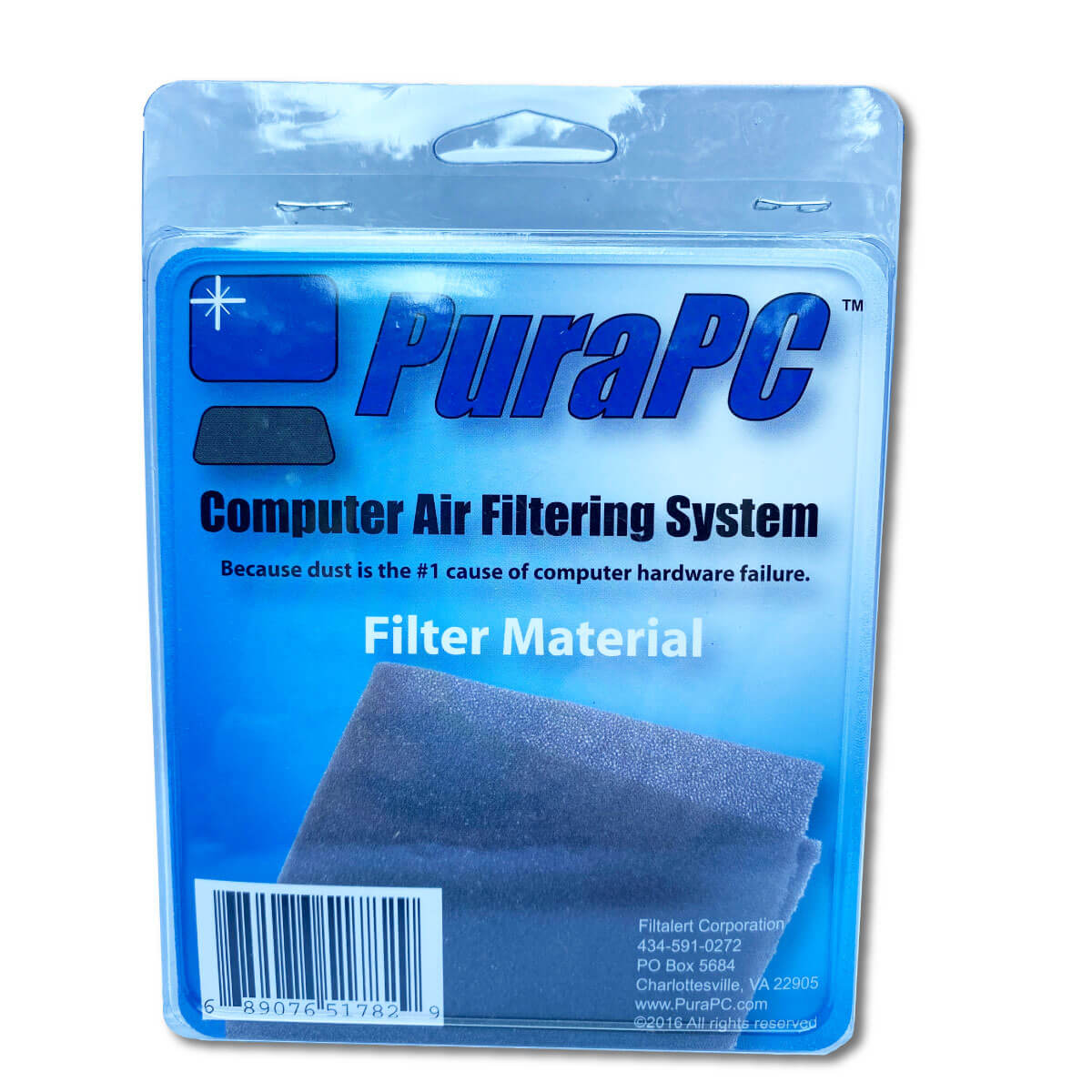 PuraPC One Square Foot Filter Material 60 PPI